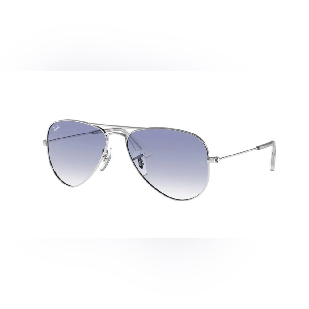 Ray-Ban Kids Aviator Sunglasses - Silver and Blue